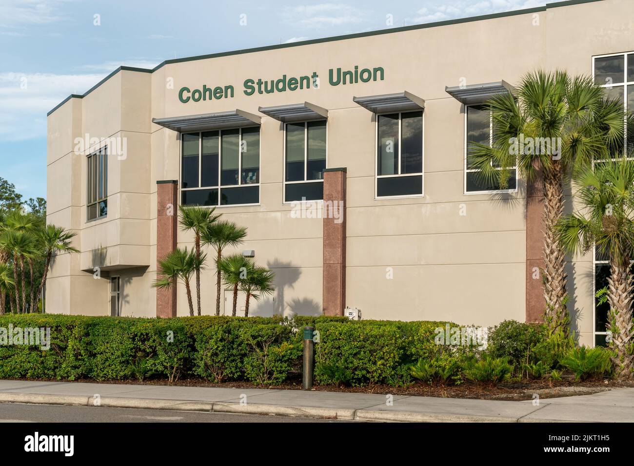 FORT MYERS, FL, USA - JULY 6, 2022: Cohen Student Union at Florida Gulf Coast University. Stock Photo