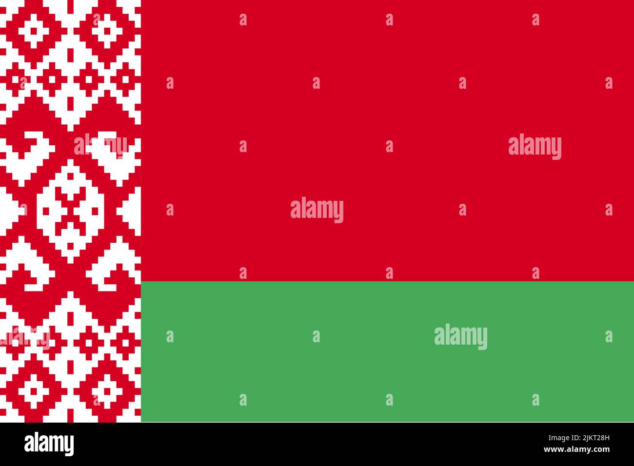 Flag of Belarus. Belorussian national banner and patriotic symbol ...