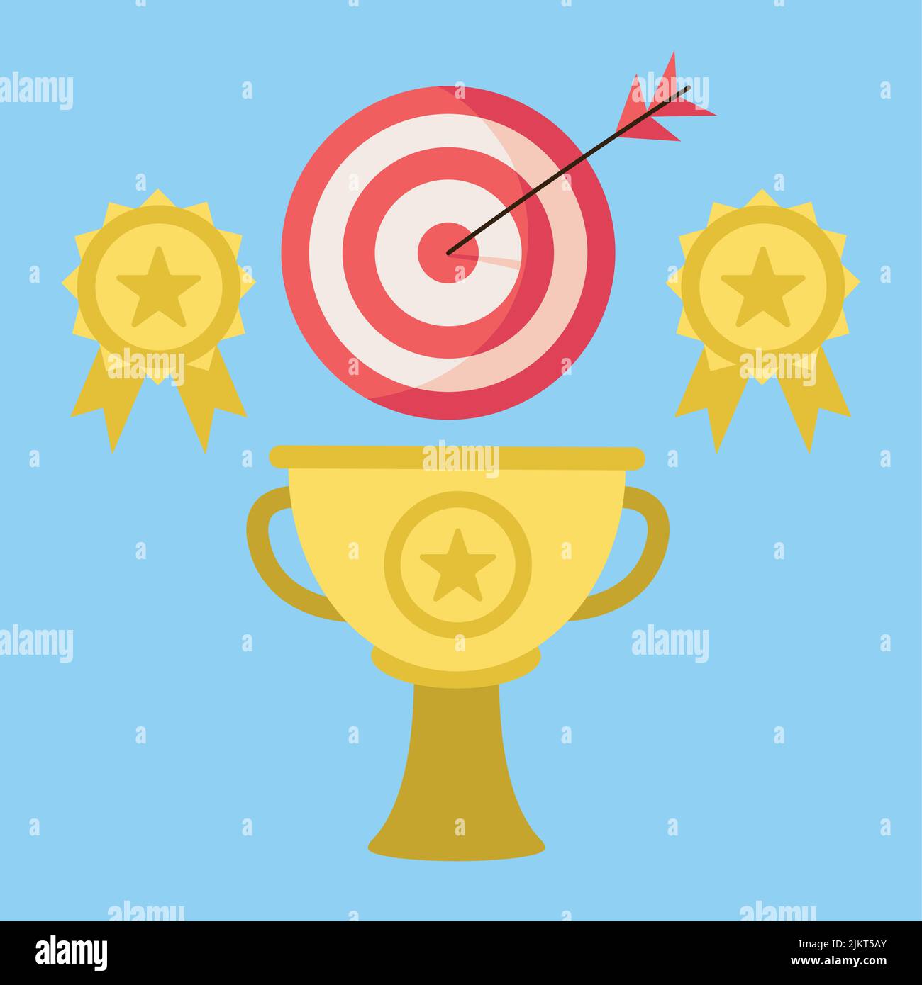 set of achievement prizes Stock Vector Image & Art - Alamy
