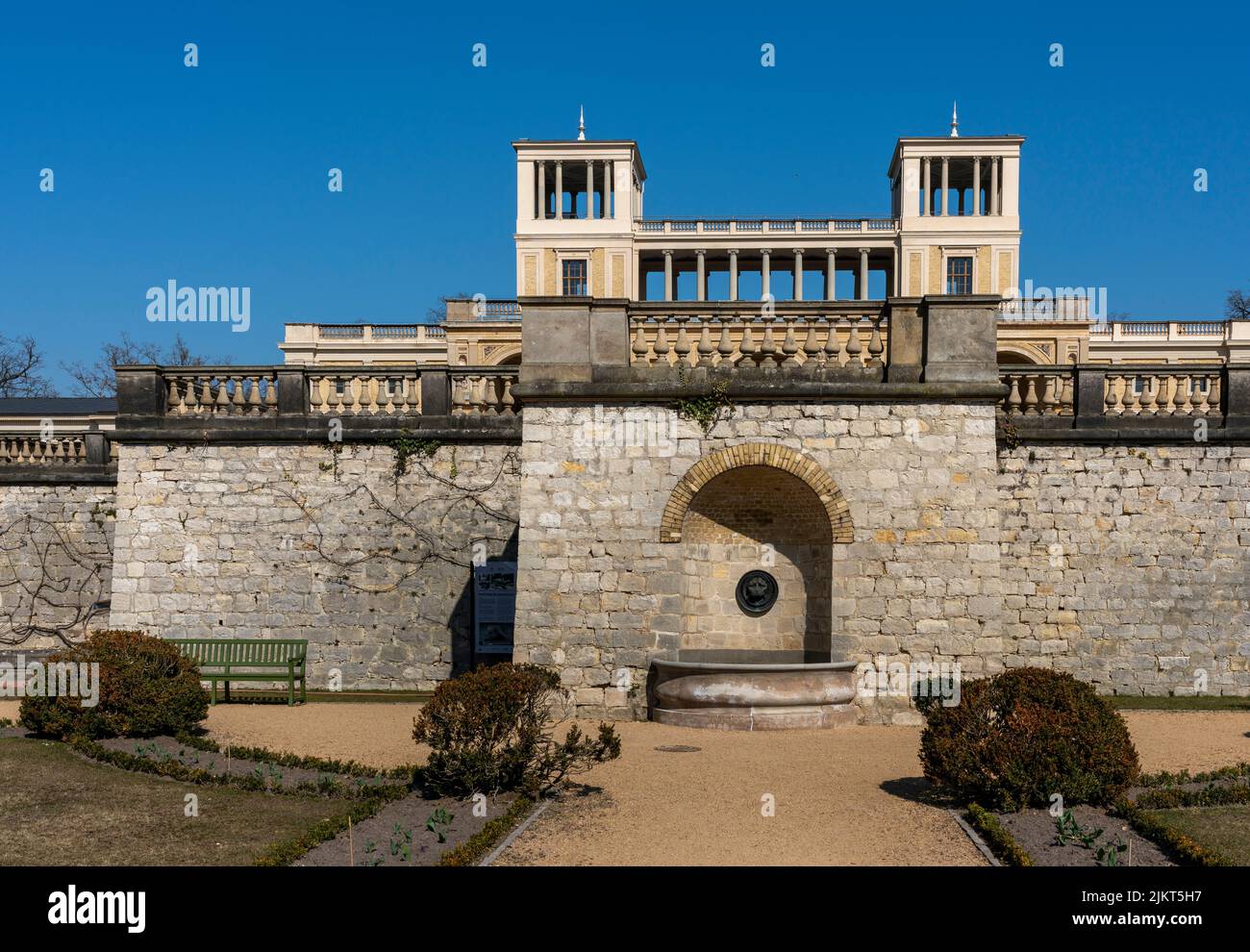 Orangery Palace In Sanssouci Park, UNESCO World Heritage Site, Potsdam Stock Photo