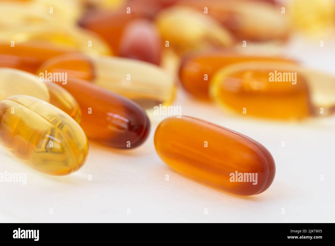 Vitamins and Healthy Supplements on white background Stock Photo - Alamy