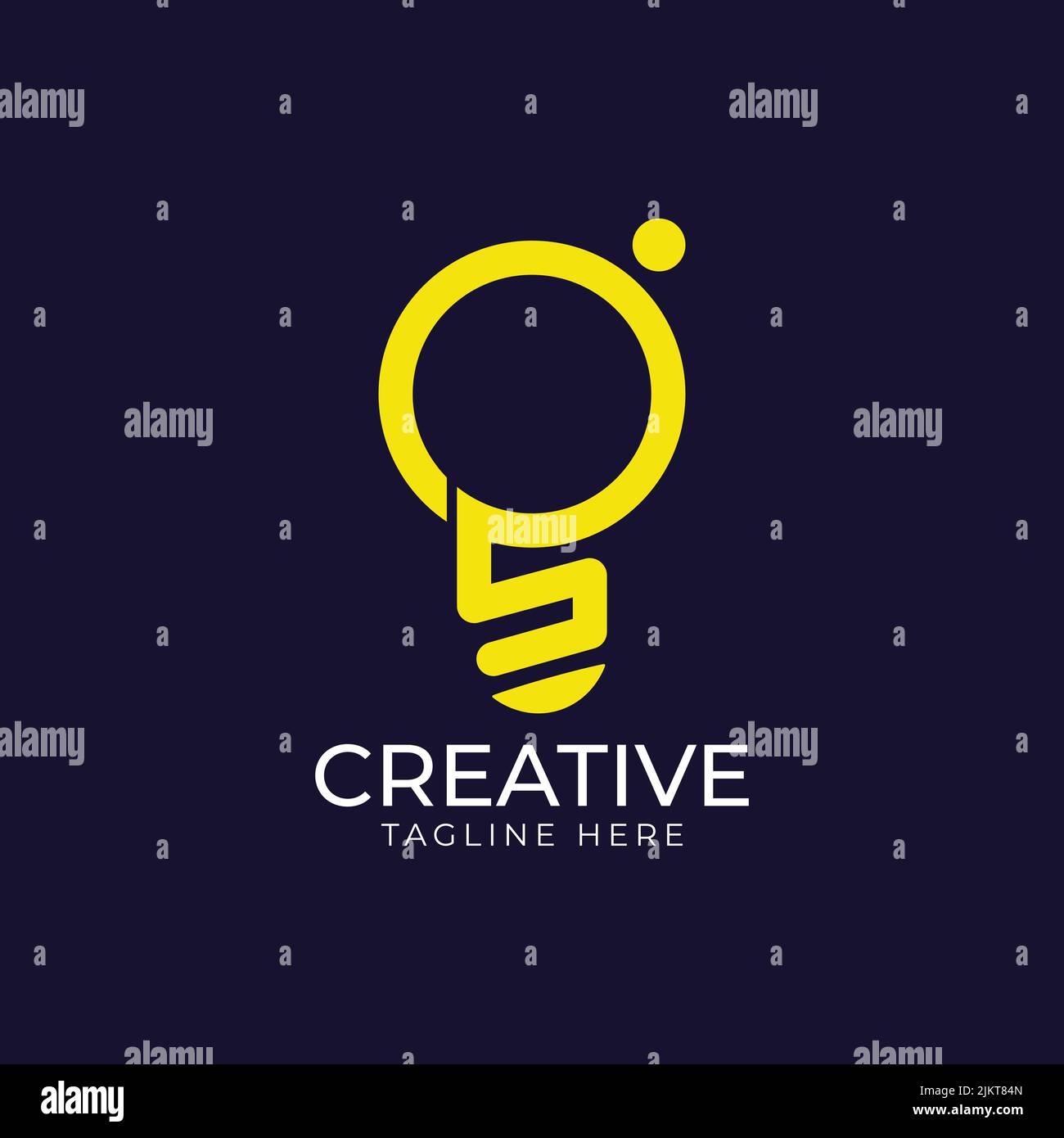 A creative letter G or GS logo icon template design Stock Vector