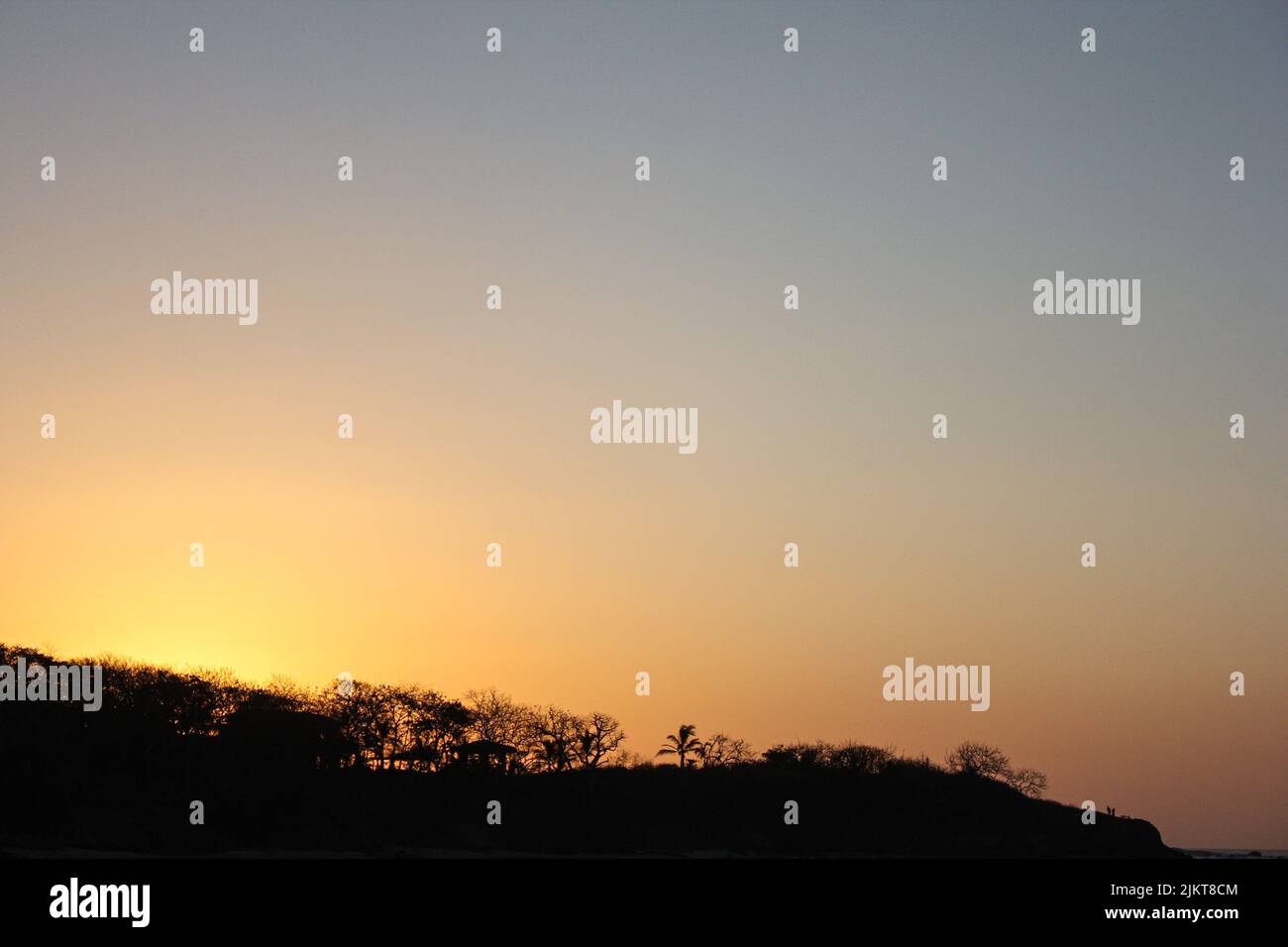 A beautiful scenery of a sunset Stock Photo - Alamy