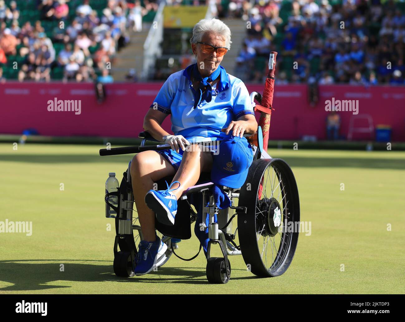 Scotland’s Rosemary Lenton in the Para Women's Pairs B6B8 Gold Medal