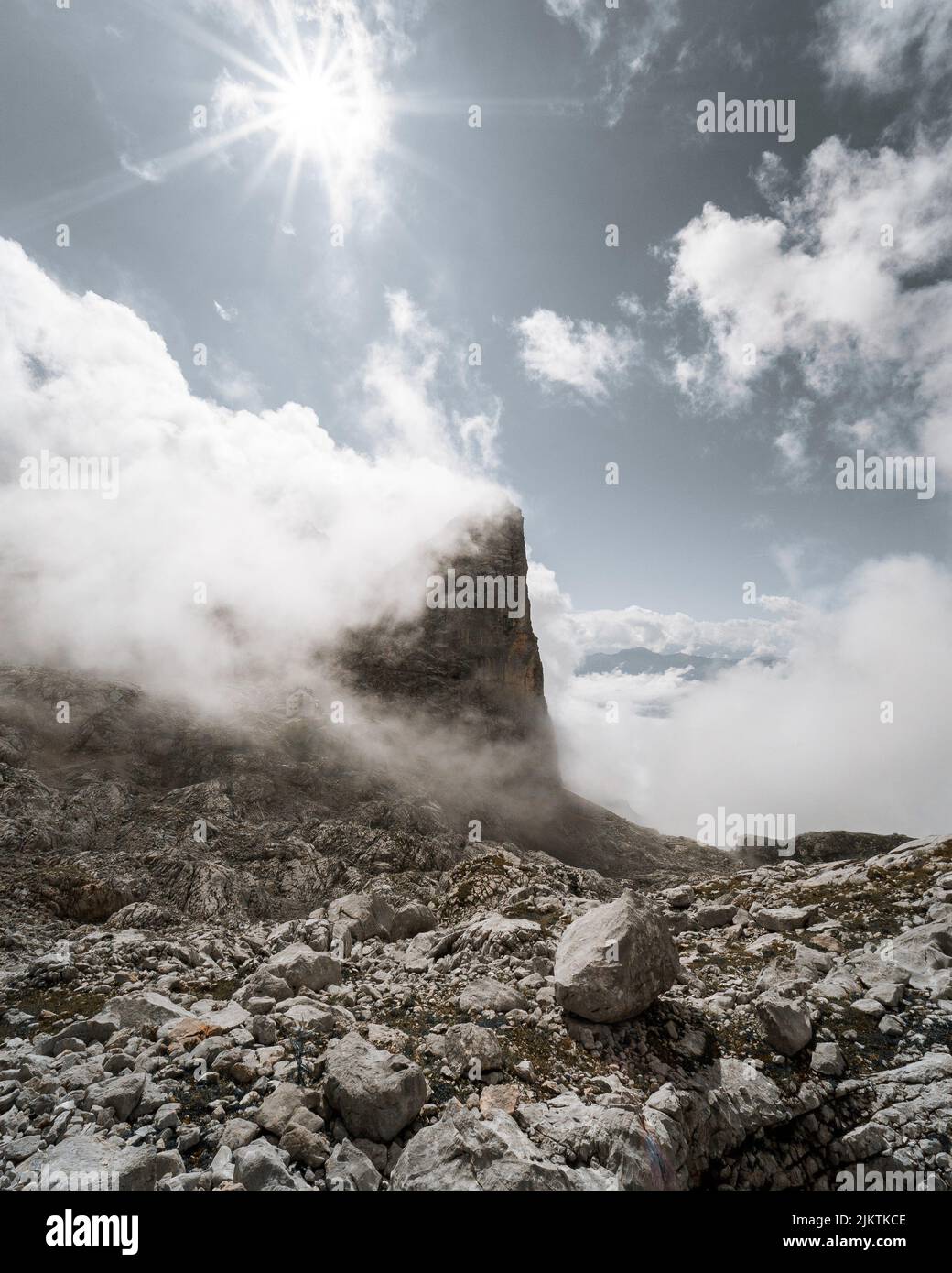 An amazing scenic view of the Austrian nature Stock Photo