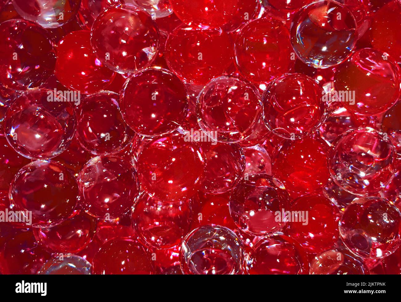 a closeup with many red crystal balls Stock Photo Alamy
