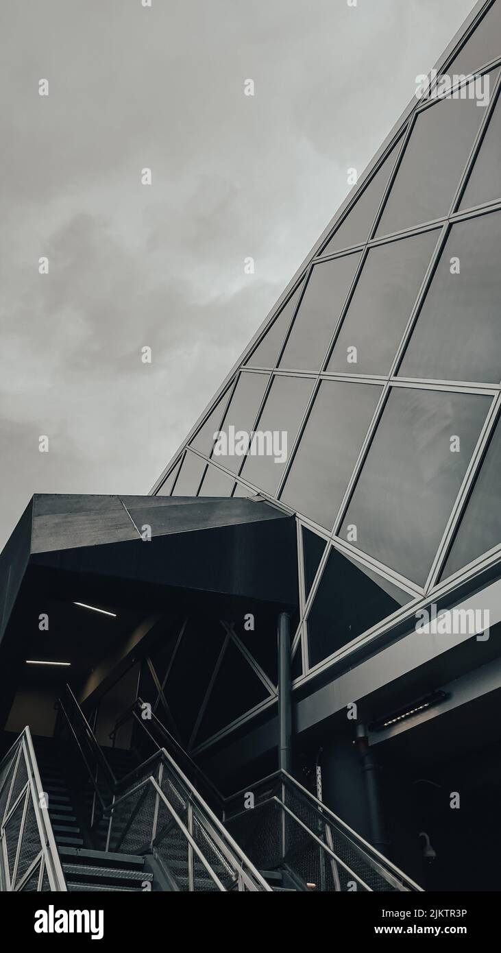 The architecture of SKG Thessaloniki airport Stock Photo Alamy