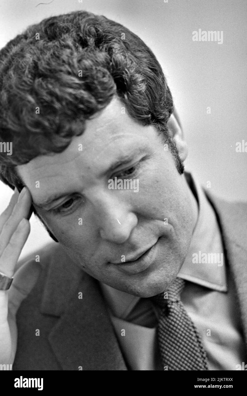 TOM JONES Welsh singer in October 1968. Photo: Tony Gale Stock Photo