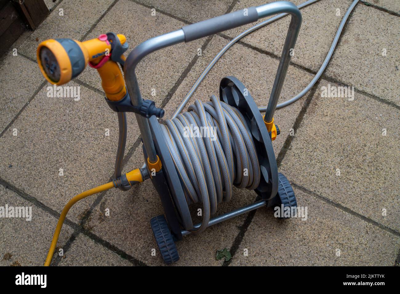 Slough, Berkshire, UK. 3rd August, 2022. A garden in Slough with bird