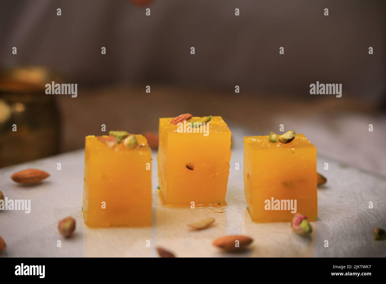 bombay karachi halwa indian famous Stock Photo Alamy