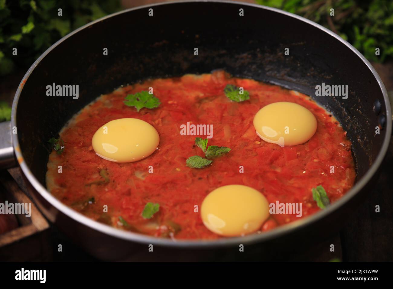 Egg curry,egg drop curry ,egg yolk famous indian egg curry Stock Photo Alamy