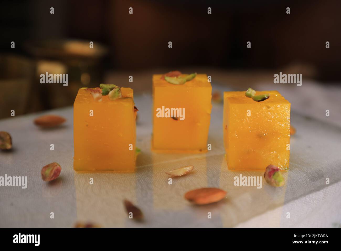 bombay karachi halwa indian famous Stock Photo Alamy