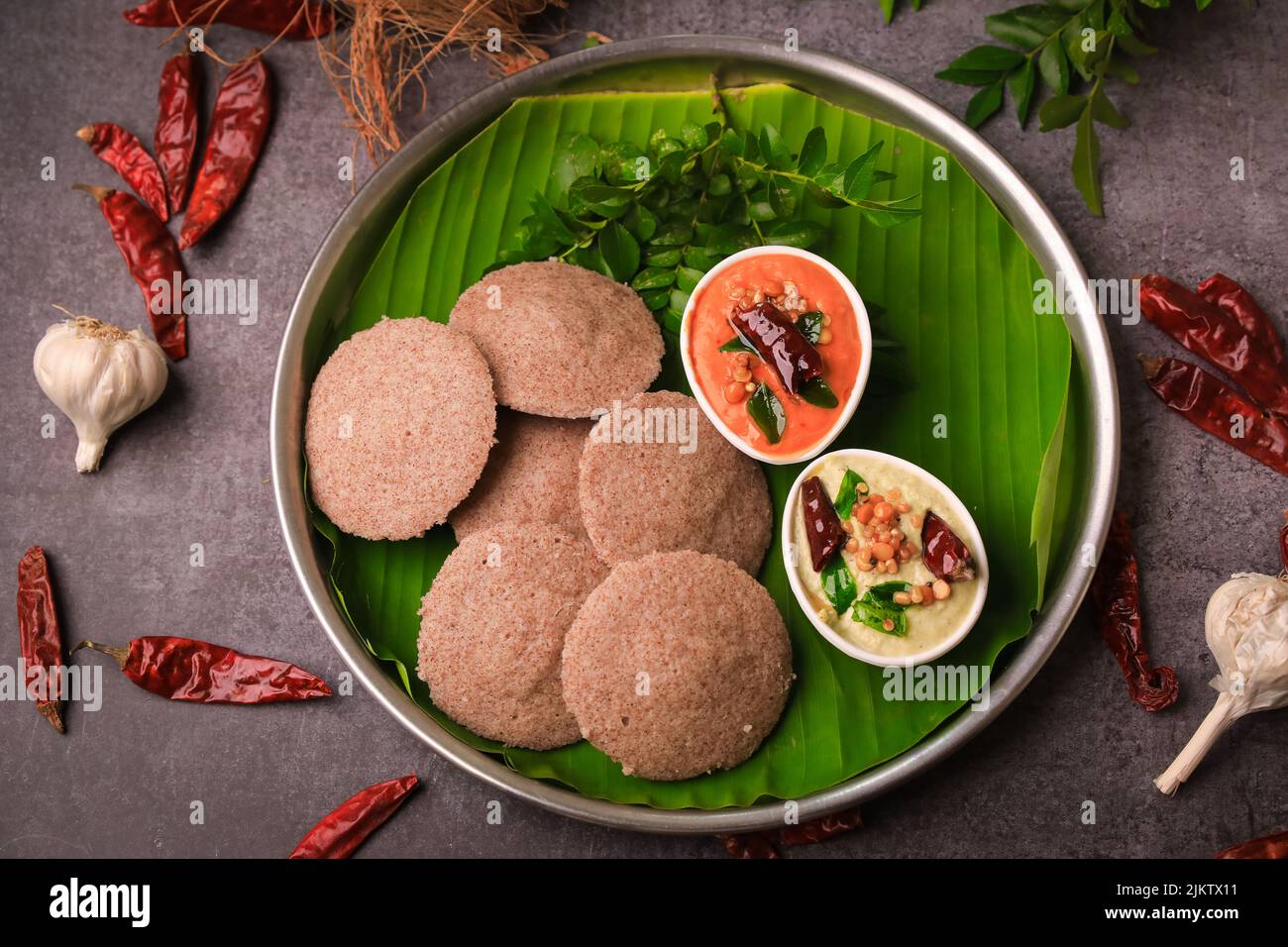 south-indian-breakfast-idly-served-with-two-chutne-stock-photo-alamy