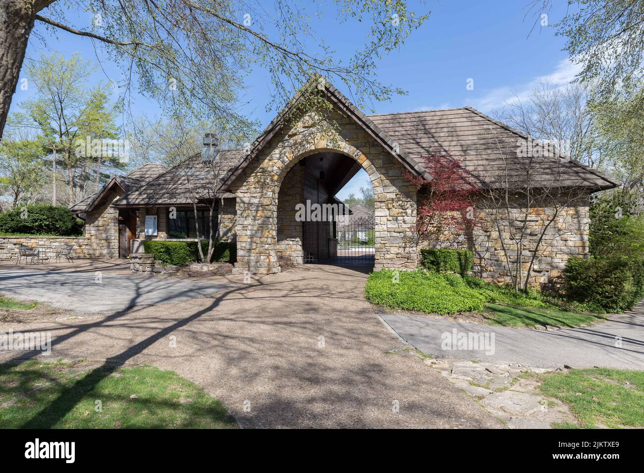 The exteriors of a country club in Loch Lloyd, Missouri, the USA Stock