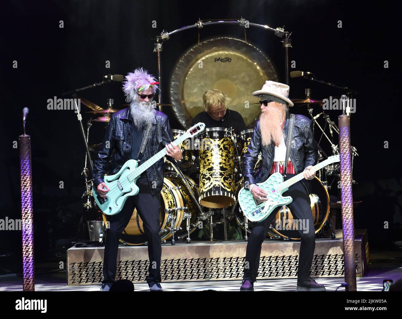 August 2, 2022, Portsmouth, Virginia, USA ZZ TOP rocks the Atlantic