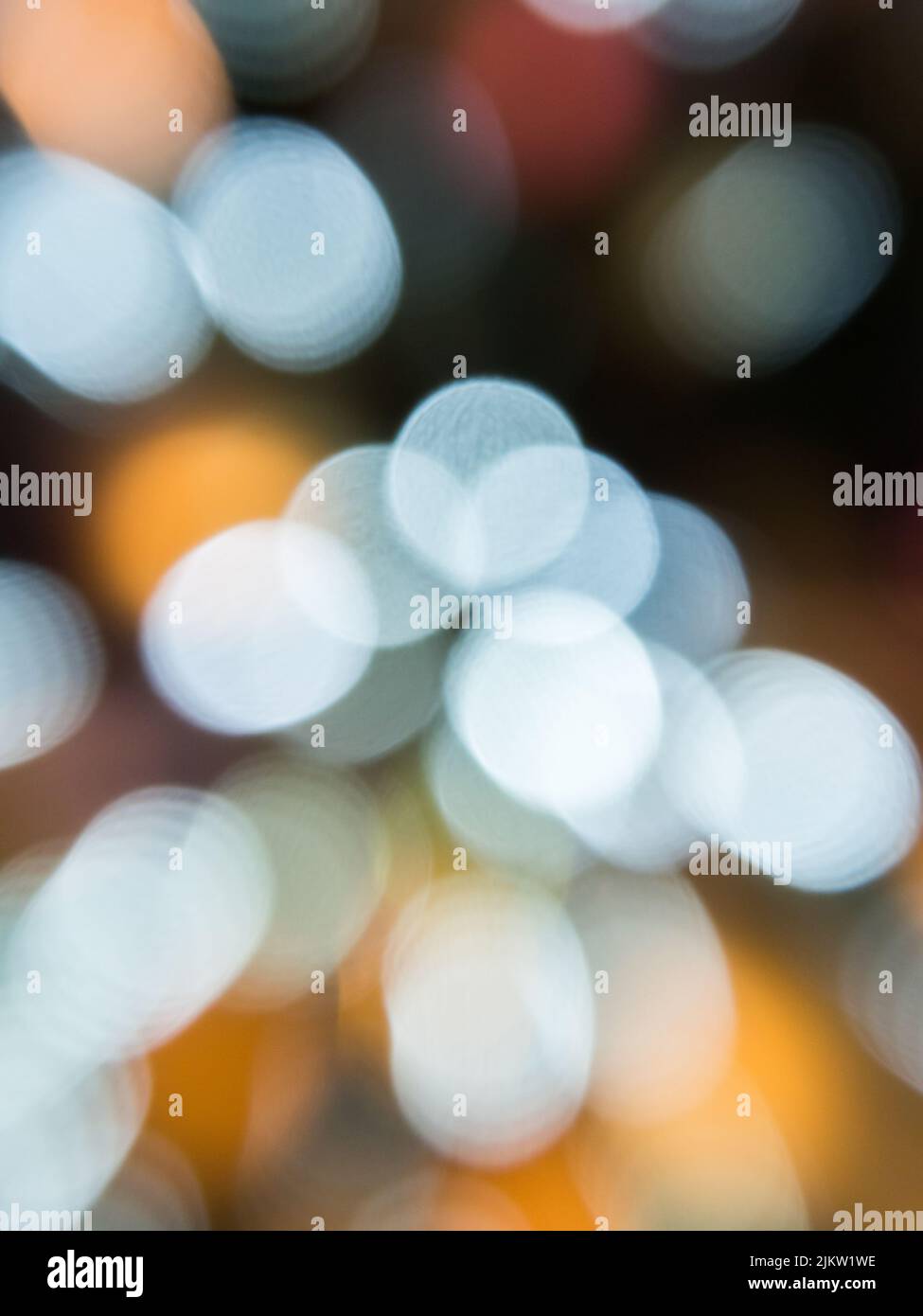 The colorful bokeh lights on a blurry background Stock Photo