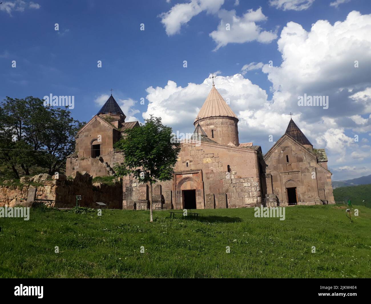 The historic beautiful Goshavank Monastery Complex in Tavush, Armenia Stock Photo