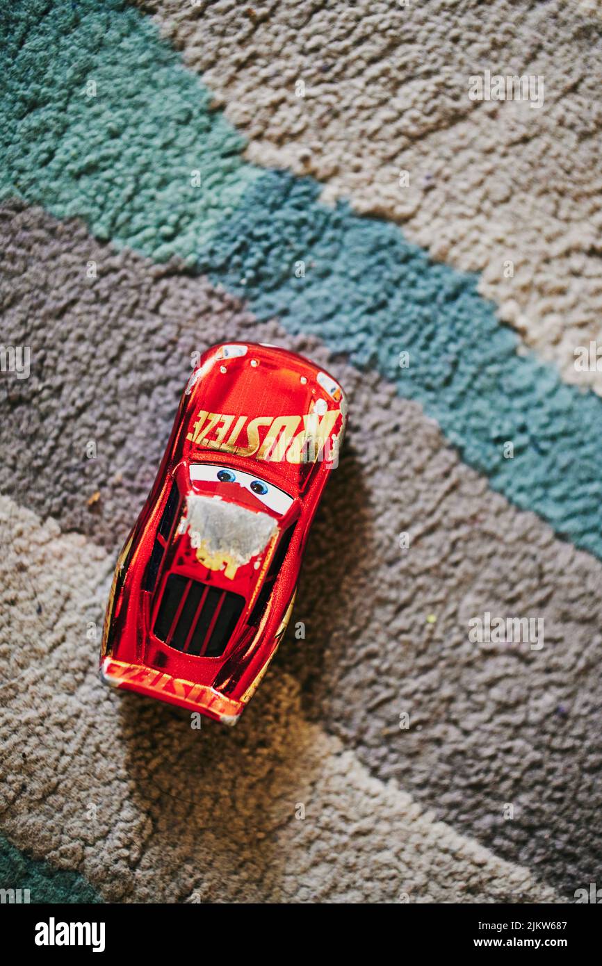 Lightning mcqueen toy car hi-res stock photography and images - Alamy