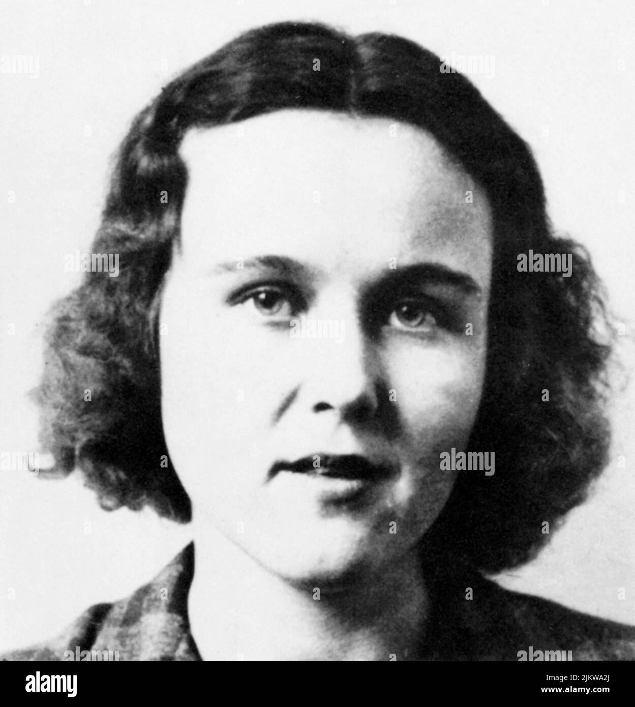 1951 : JOAN VOLLMER , just few times befor her death , killed by her husband the celebrated american scandalous writer WILLIAM BURROUGHS ( Saint Louis 1914 - Lawrence , KS 1997 )  - POETA - POET - POETRY - BEAT GENERATION - LETTERATO - LITERATURE - LETTERATURA - portrait - ritratto - moglie - wife  ----  Archivio GBB Stock Photo