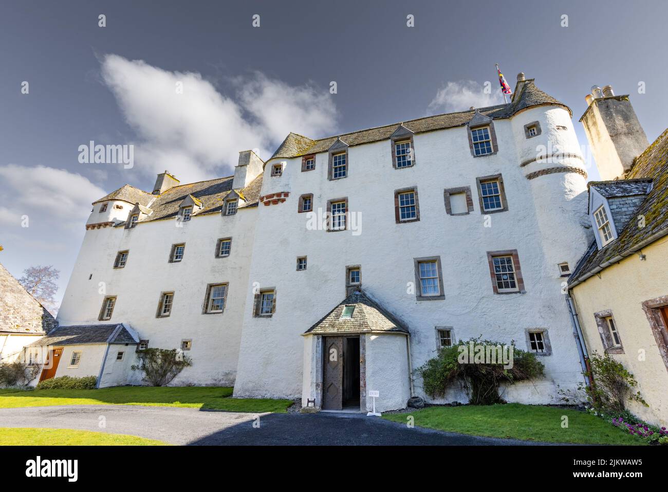 Traquair House in the Scottish Borders. Oldest inhabited house in
