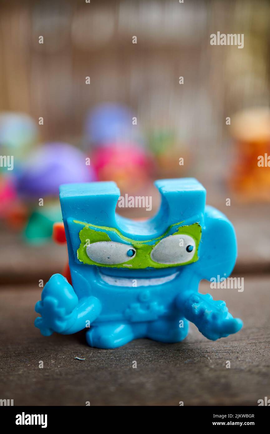 A Magic Box brand Super Thing puzzleshaped toy figurine of the hero