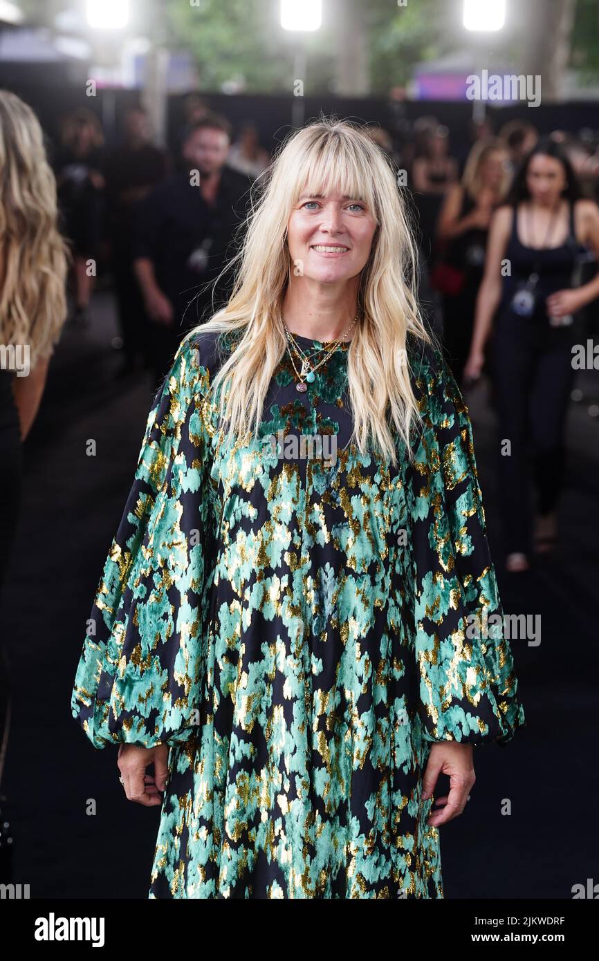 Edith Bowman arrives for the world premiere of The Sandman BFI Southbank in London. Picture date: Wednesday August 3, 2022. Stock Photo