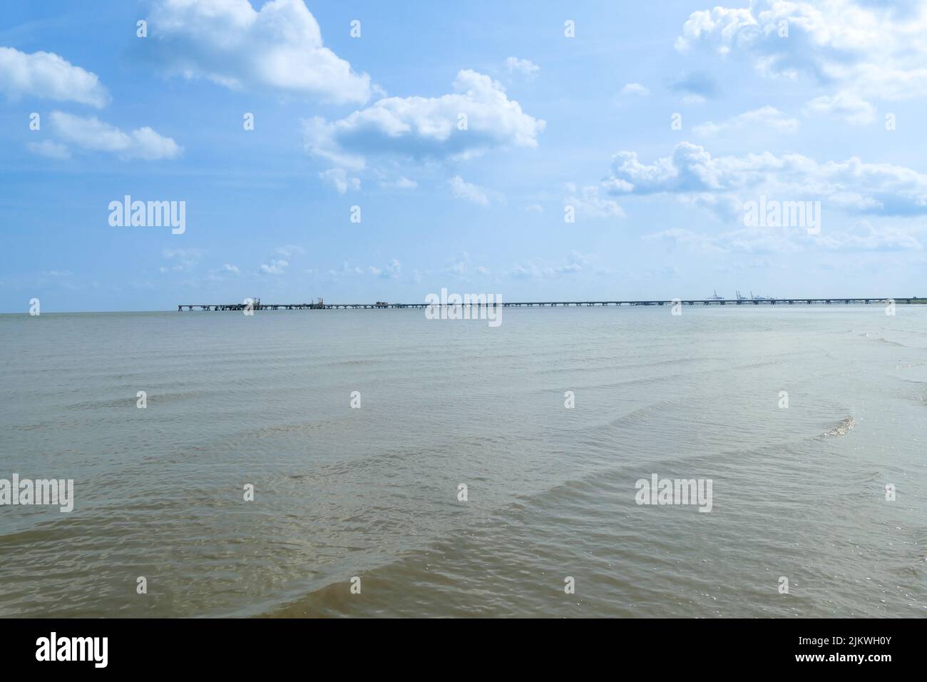 A beautiful shot of the North Sea under the cloudy skies Stock Photo ...