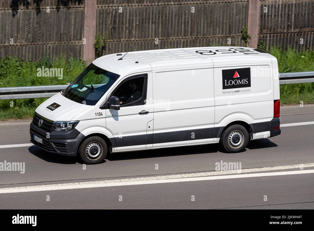 VW Crafter MWB Delivery Van Blueprint Editorial Photography