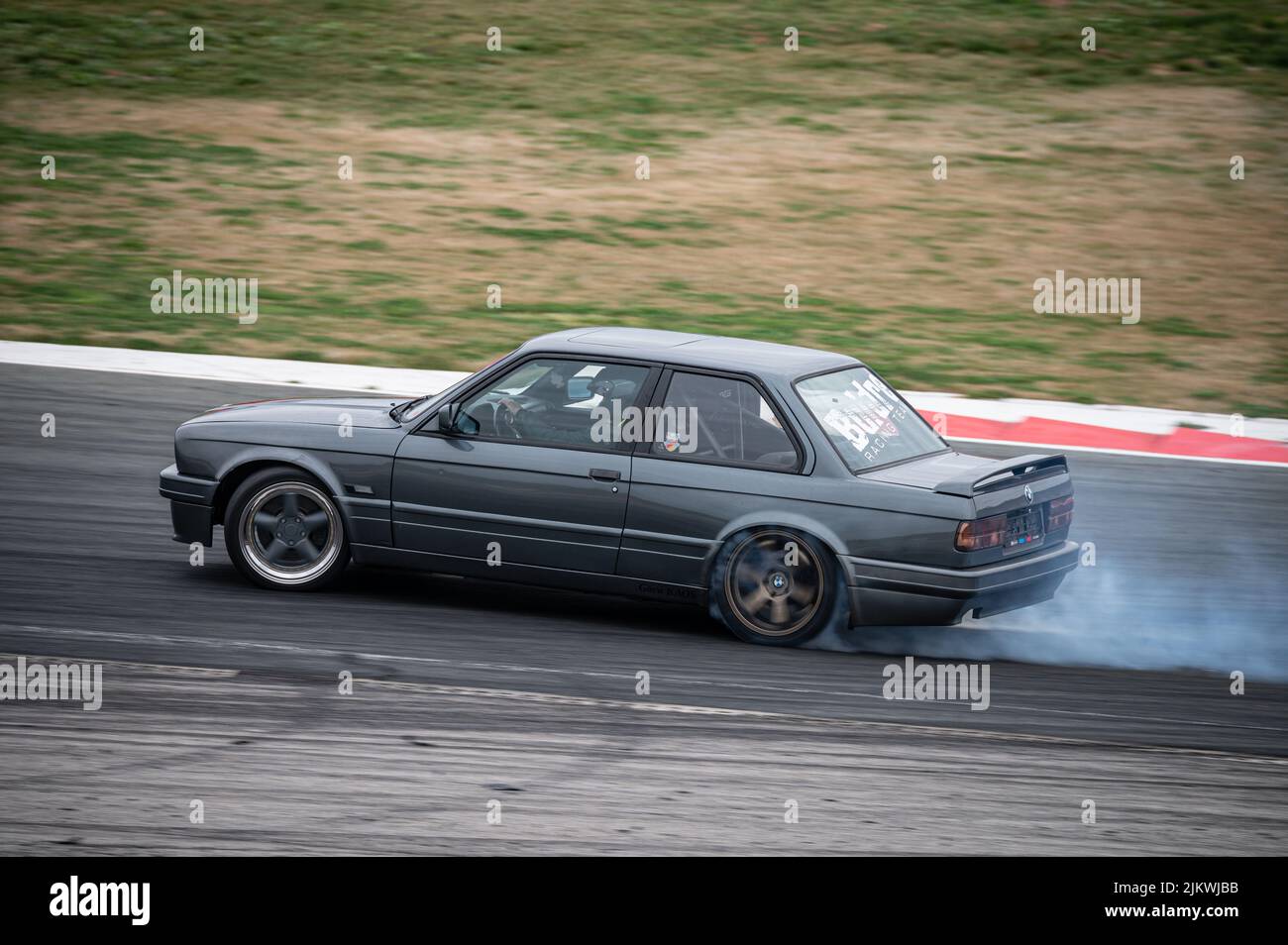 Navarre, Spain; April 7, 2021: BMW E30 competition prepared for ...