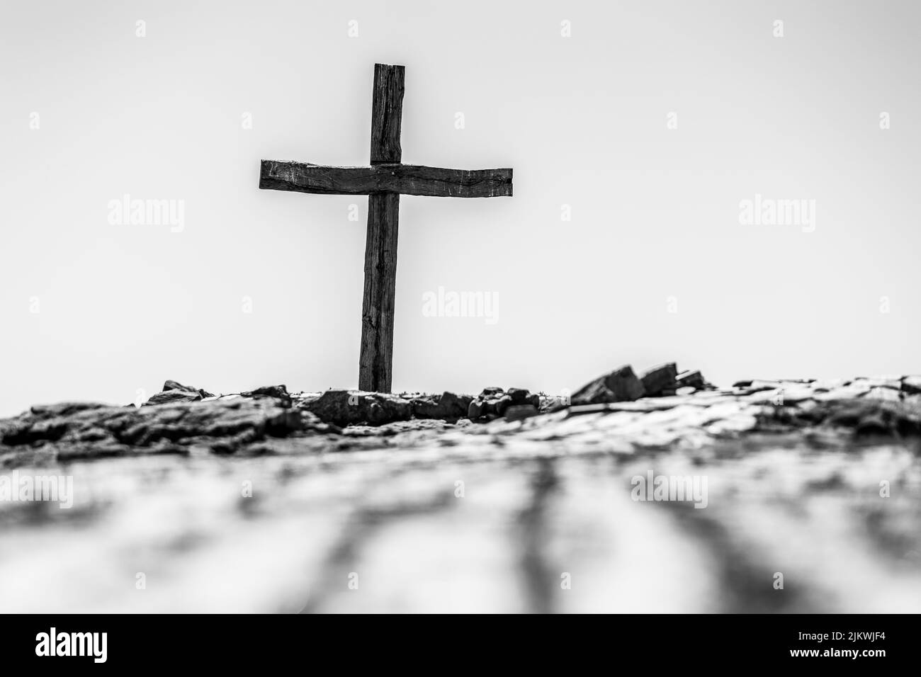 Cross overlooking Texas Hill Country Stock Photo - Alamy