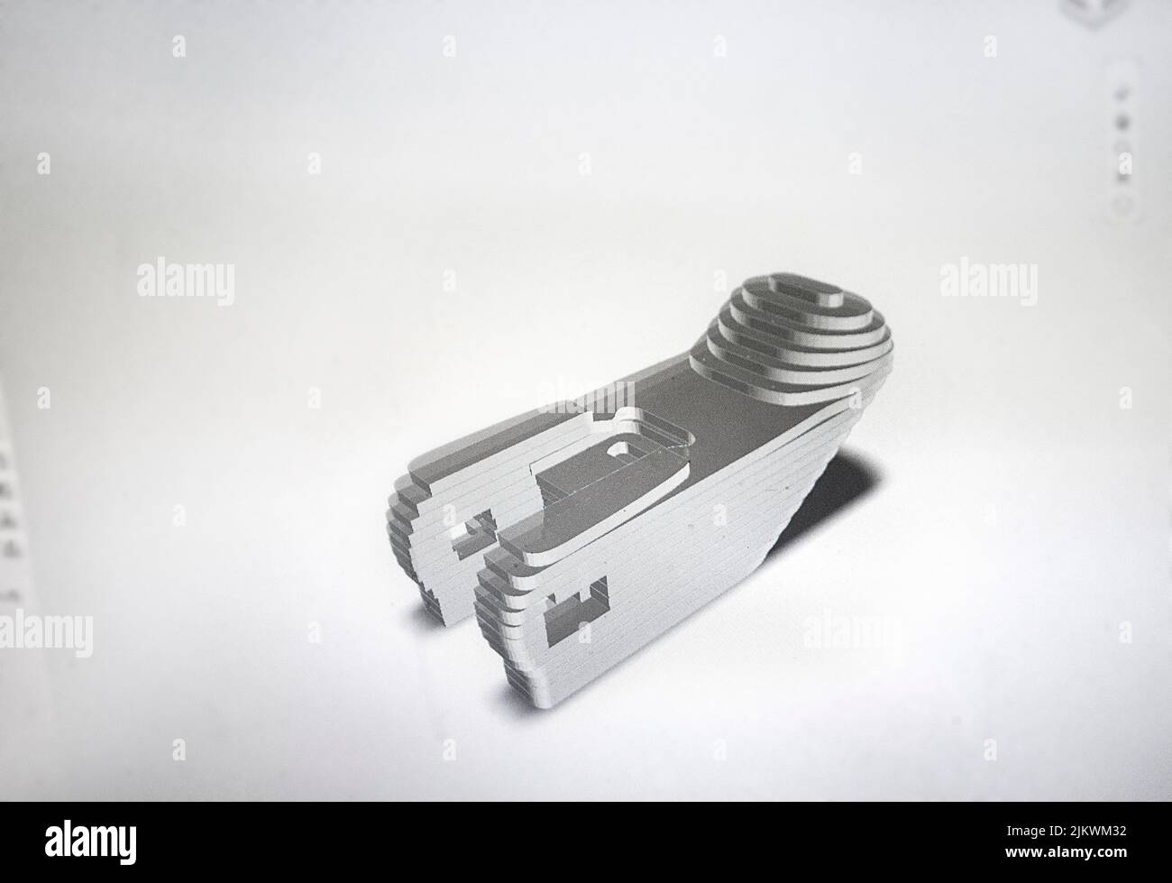 Manufacturing of a robotic hand in 3D printing for a disabled person