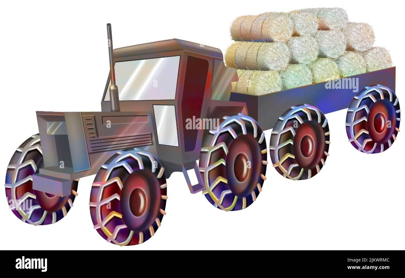 Drawing tractor hires stock photography and images Alamy