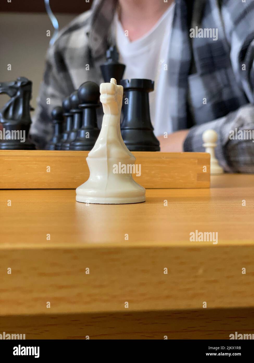 Four Chess Piece Knight on a Chess Board Stock Photo - Image of board,  army: 138703686