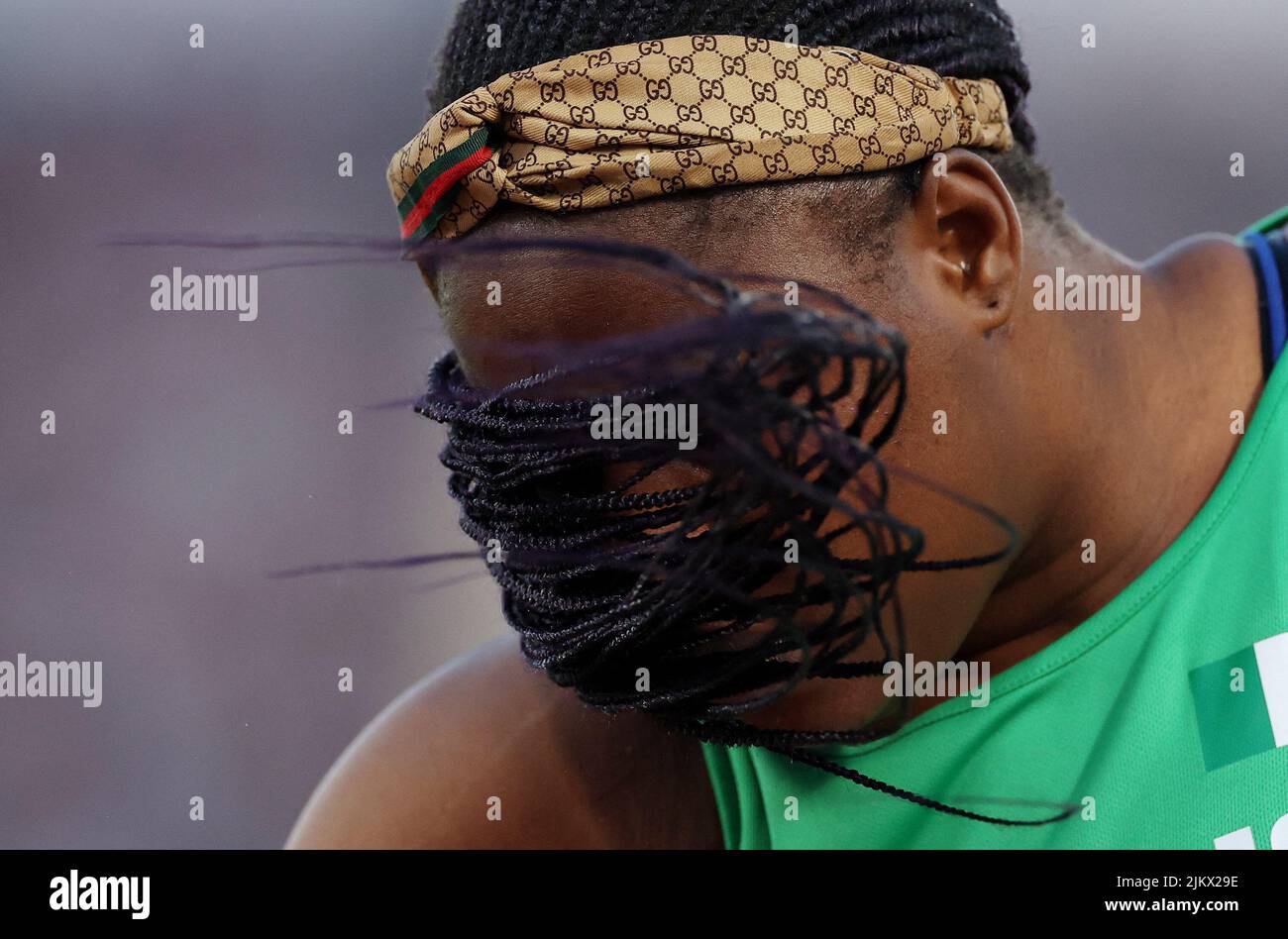 Commonwealth Games - Athletics - Women's Shot Put - Final - Alexander Stadium, Birmingham, Britain - August 3, 2022 Nigeria's Orobosa Anabel Frank in action REUTERS/Phil Noble     TPX IMAGES OF THE DAY Stock Photo