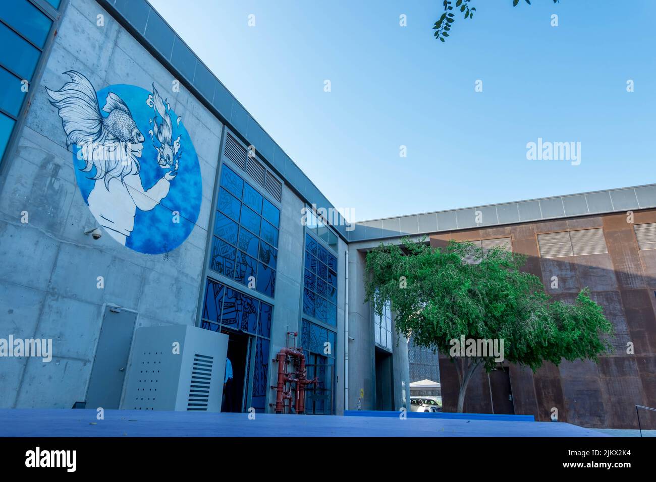 A Doha Fire Station Museum in Doha Qatar Stock Photo Alamy