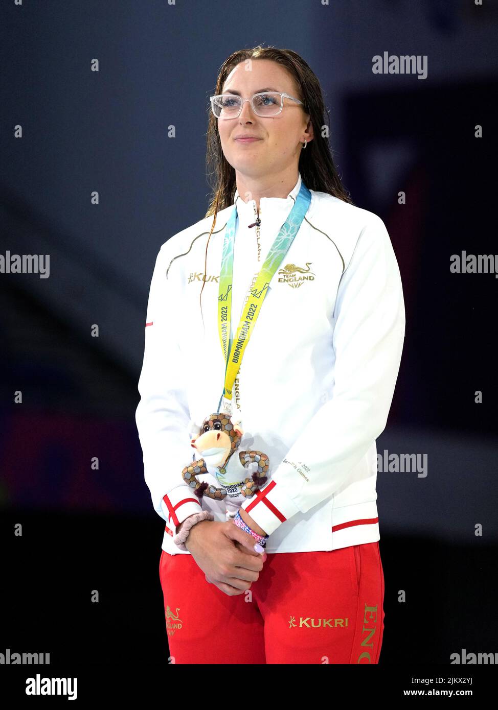 England's Jessica-Jane Applegate with the silver medal after the Women's 200m Freestyle S14 Final at the Sandwell Aquatics Centre on day six of the 2022 Commonwealth Games in Birmingham. Picture date: Wednesday August 3, 2022. Stock Photo