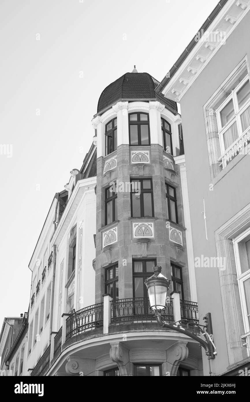 A vertical shot of a beautiful ancient building Stock Photo