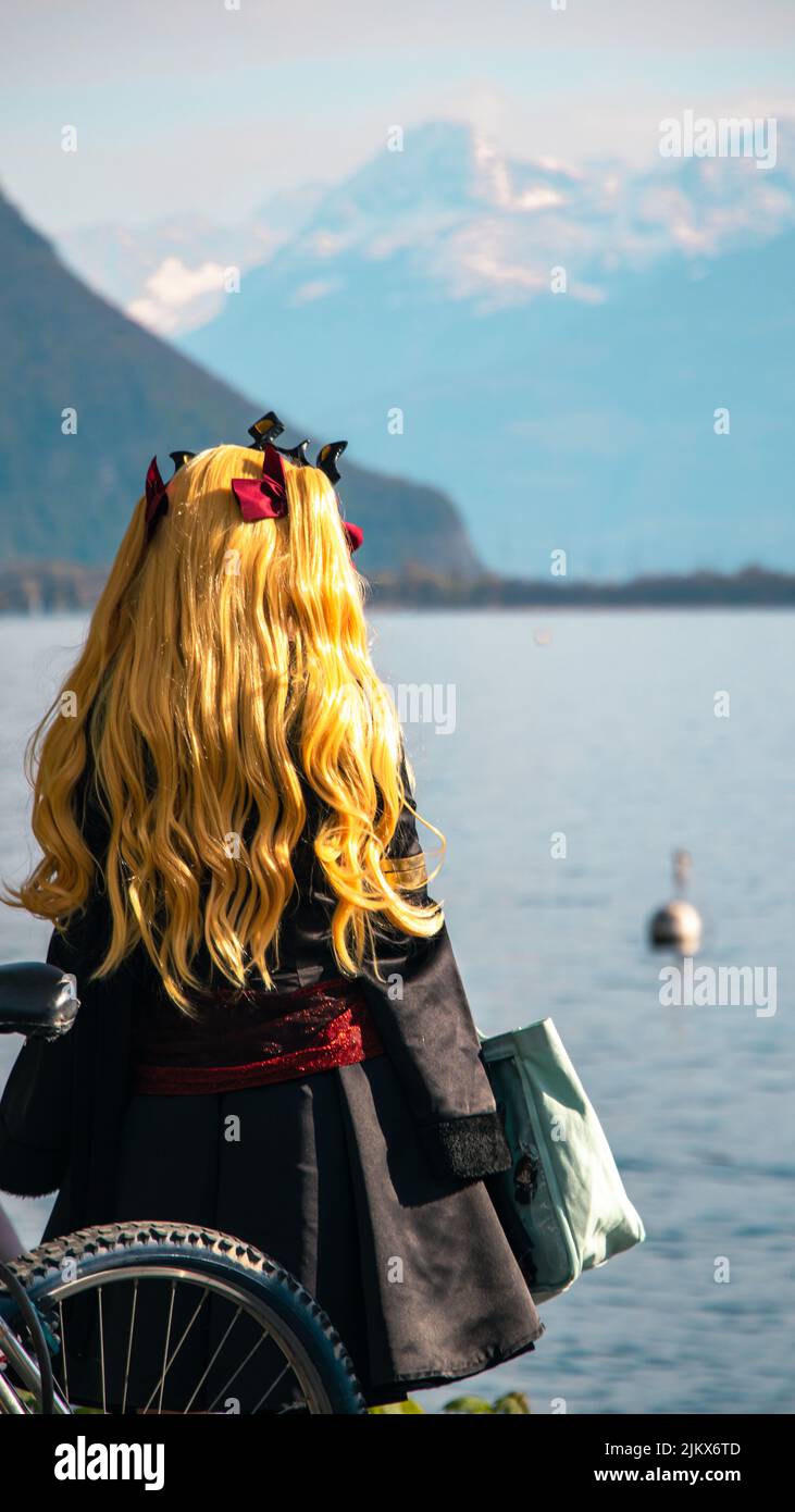 First Festival manga and videogames in Switzerland. 16th edition of Polymanga at Montreux Stock Photo