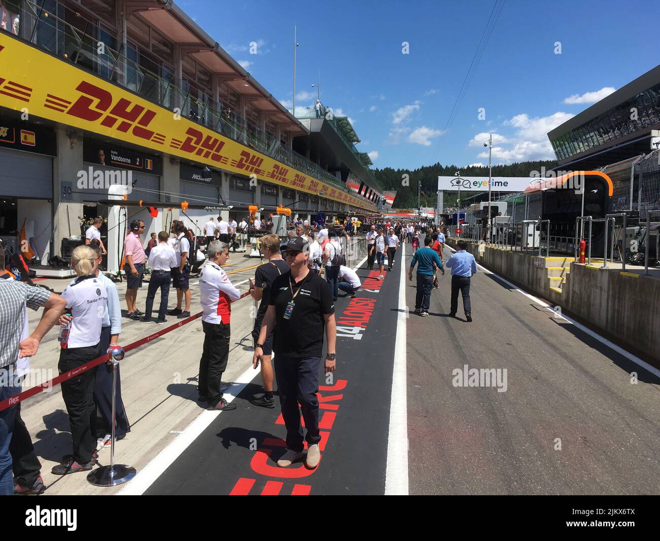 Formula 1 race Austria GP 2018 Stock Photo