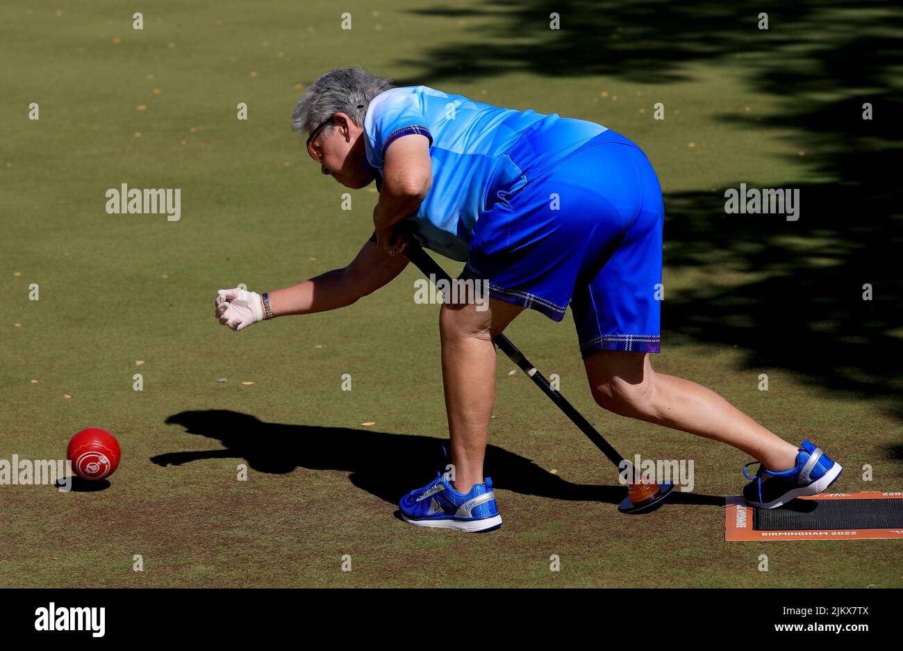 Scotland’s Rosemary Lenton in the Para Women's Pairs B6B8 Gold Medal
