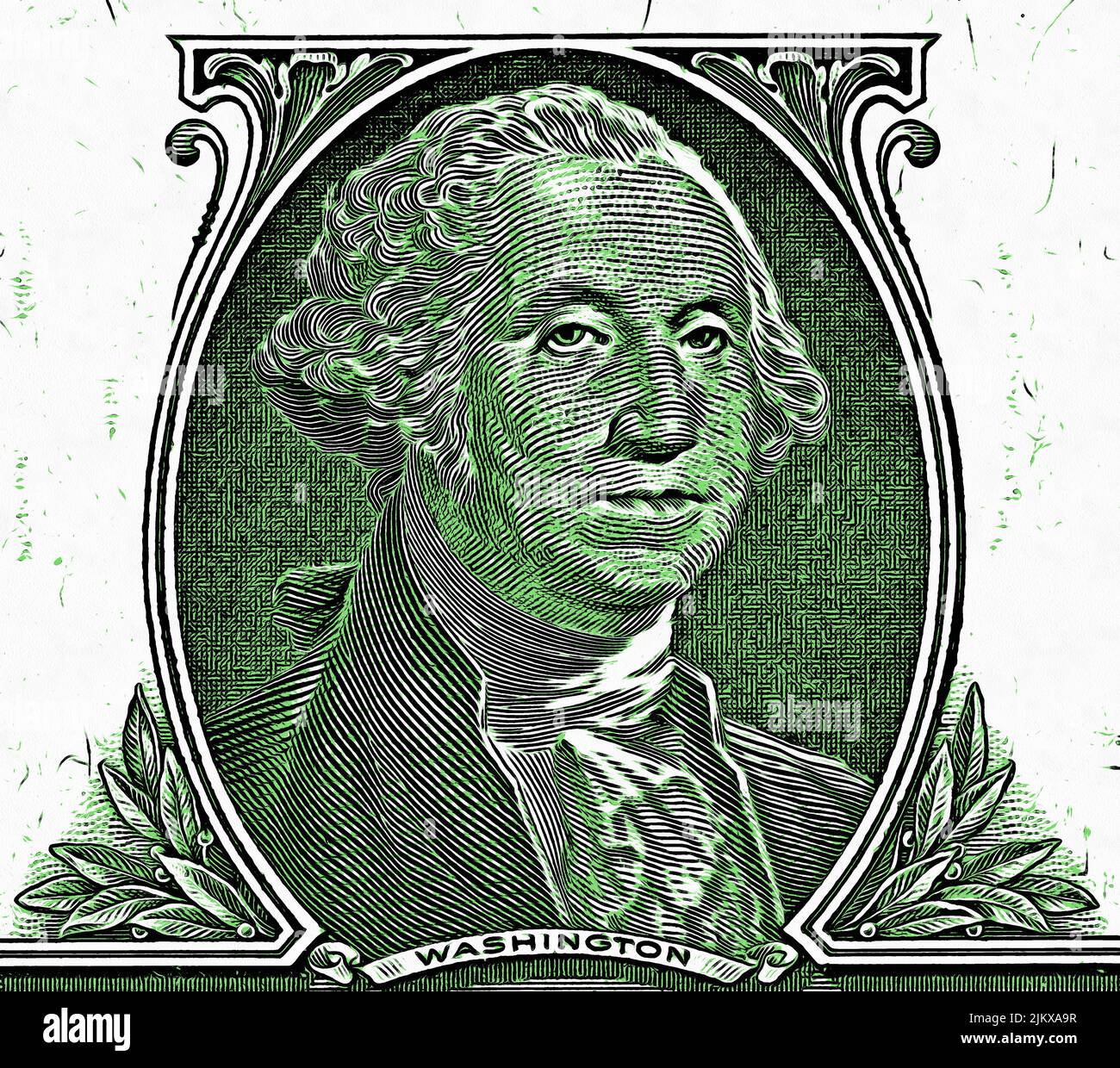 Portrait George Washington 1732 - Portrait George Washington 1732 1799 First President Of The United States 1789 1797 Founding Father Of Usa 2JKXA9R