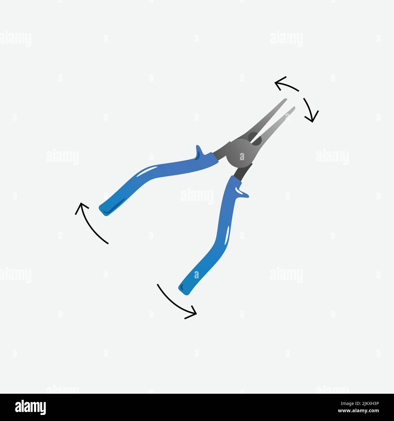 Pliers icon isolated. Construction. Vector Stock Vector Image & Art