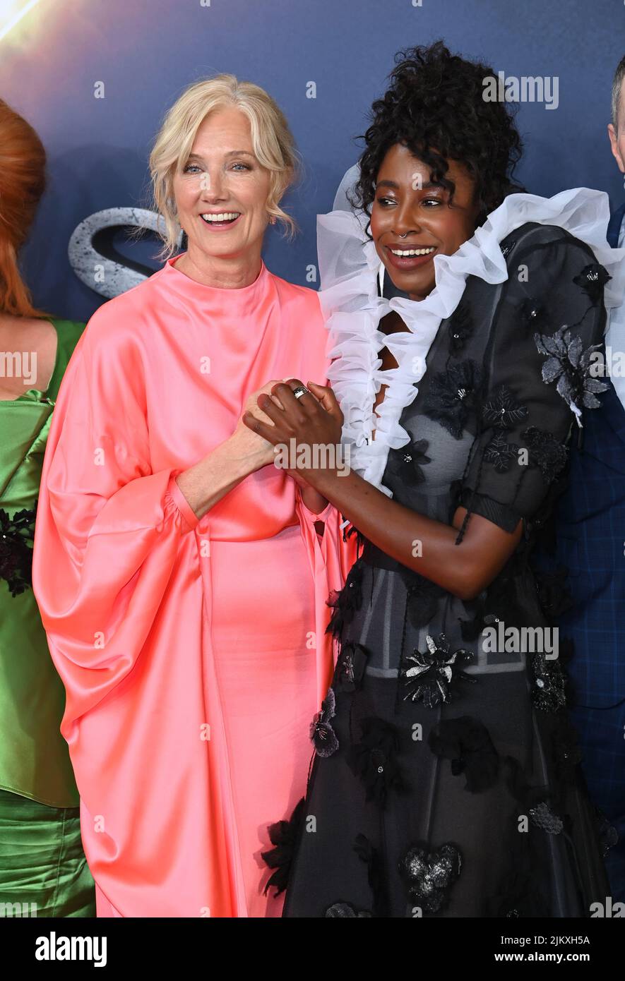 August 3rd, 2022. London, UK. Joely Richardson and Kirby Howell-Baptiste arriving at The Sandman World Premiere, BFI Southbank, London. Credit: Doug Peters/EMPICS/Alamy Live News Stock Photo