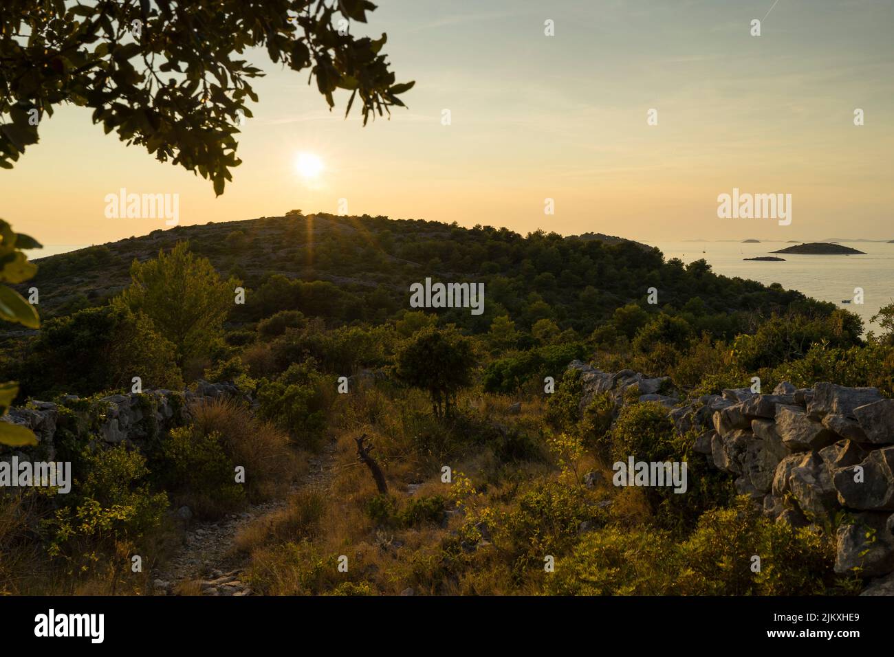 Nature and landscape photo of beautiful Croatia and Adriatic Sea. Nice ...