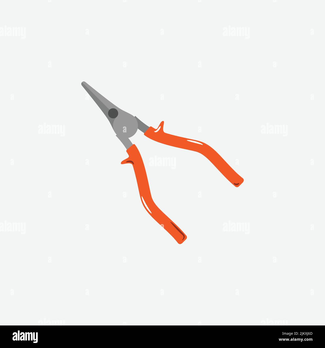 Pliers icon isolated. Construction. Vector Stock Vector Image & Art