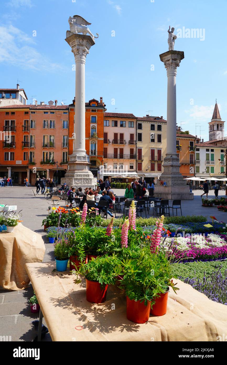 VICENZA, ITALY -14 APR 2022- View of the Teatro Olimpico (Olympic Theatre),  a landmark Renaissance monument designed by Palladio in Vicenza, Veneto, I  Stock Photo - Alamy