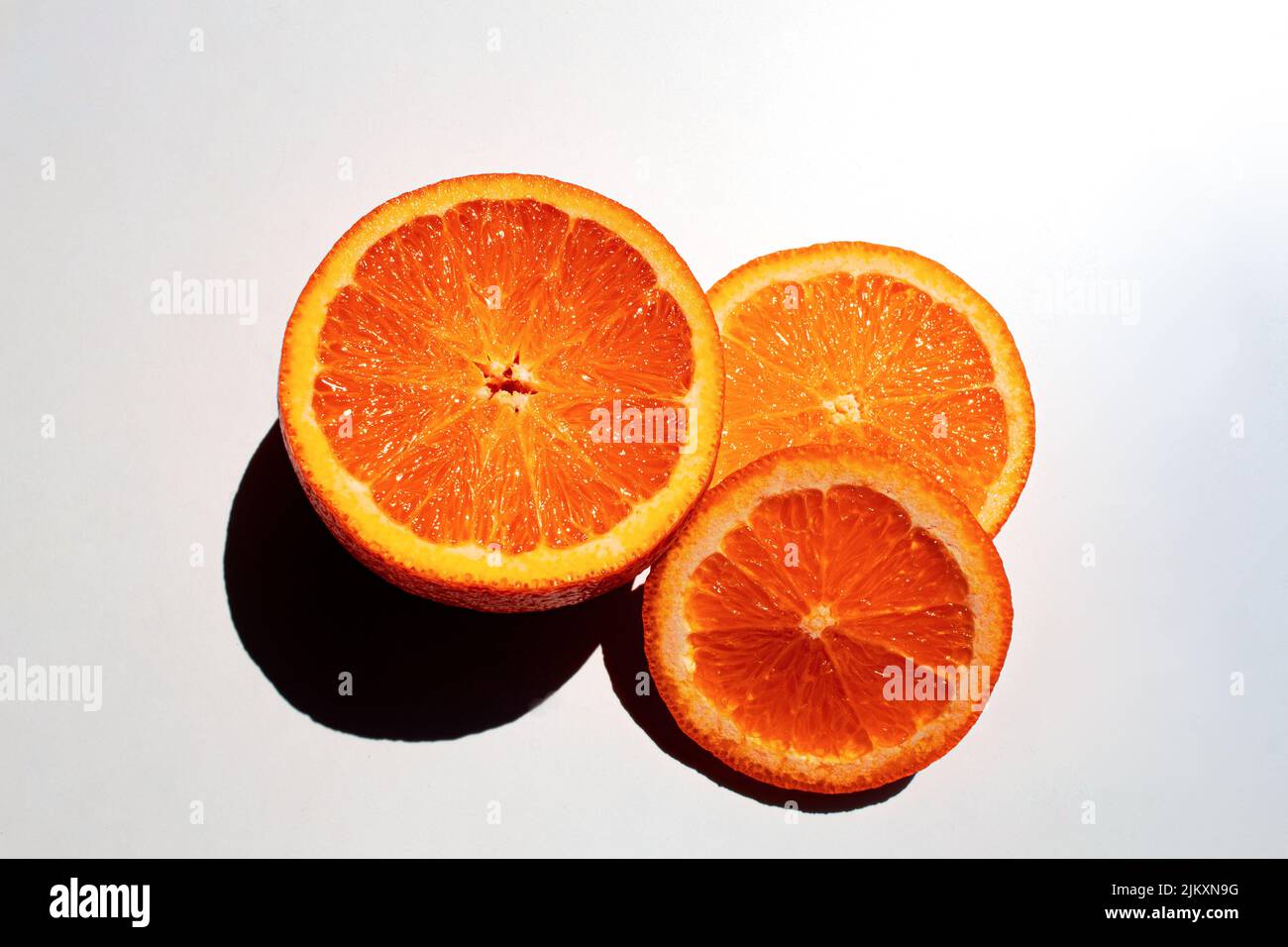 Orange fruit half view hi-res stock photography and images - Alamy