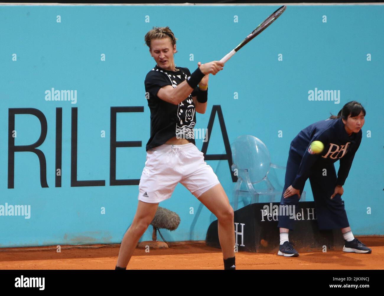 Casper Rudd of Norway during the Mutua Madrid Open 2022 tennis ...