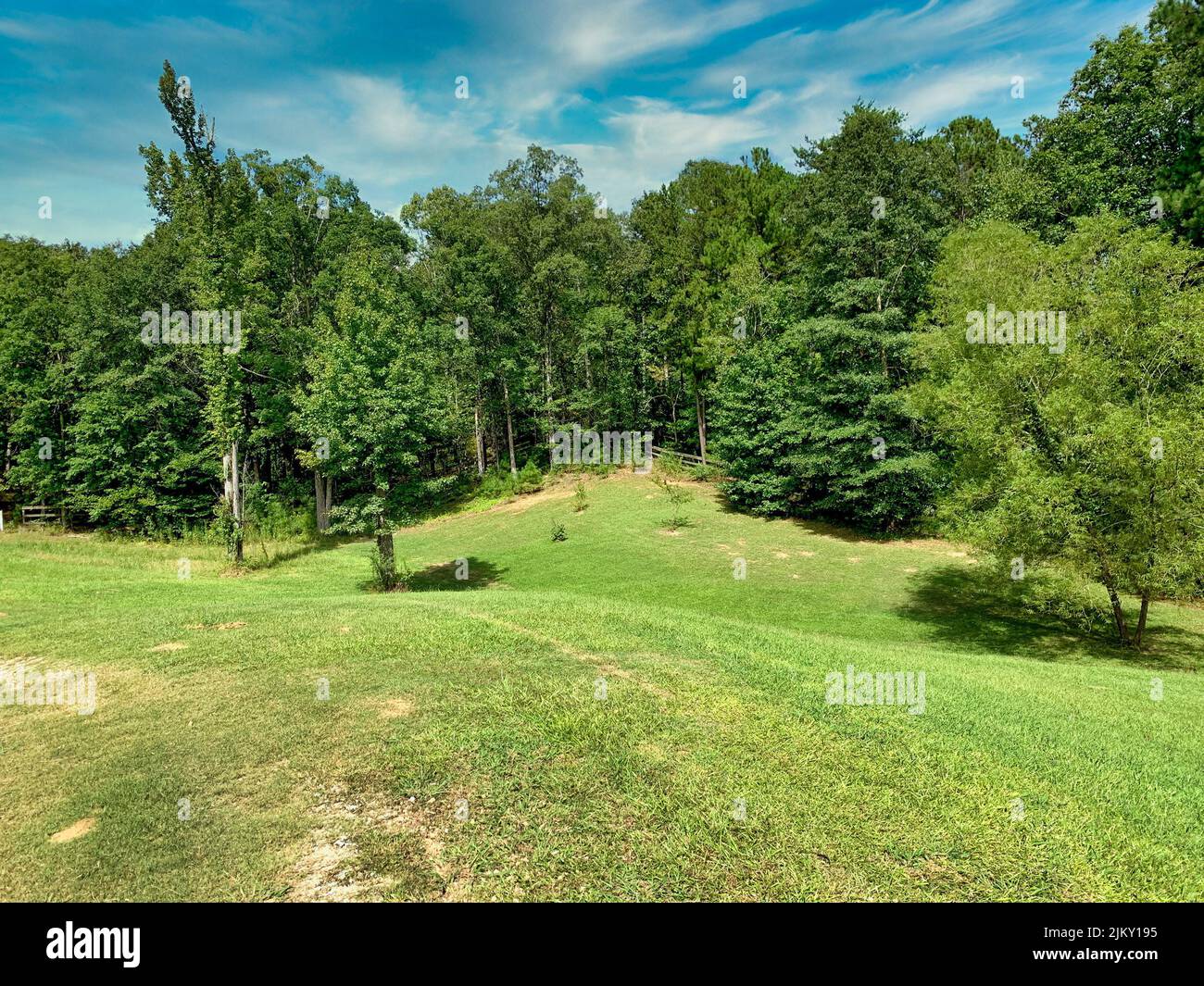 Outdoor nature and landscape setting in rural Alabama Stock Photo - Alamy