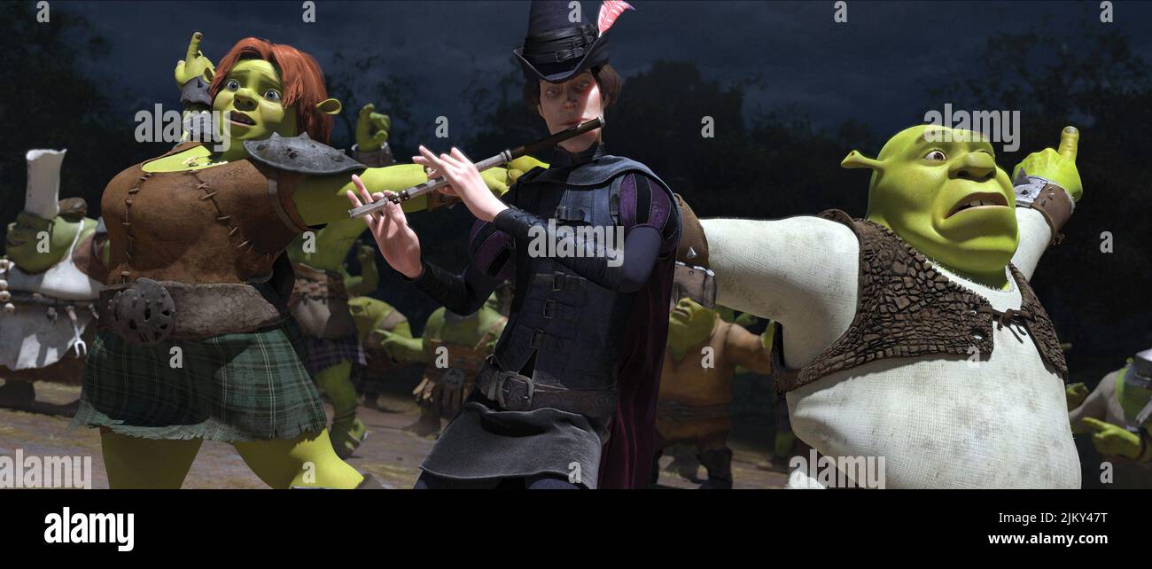 Shrek Forever After: Pied piper scenes 